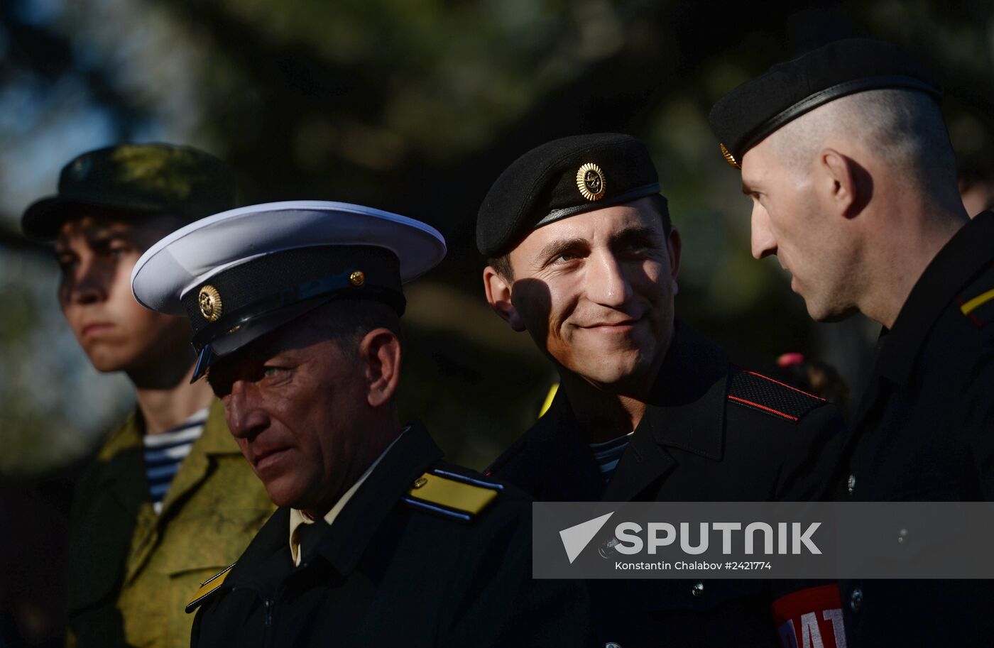 Victory Day Parade rehearsal in Sevastopol
