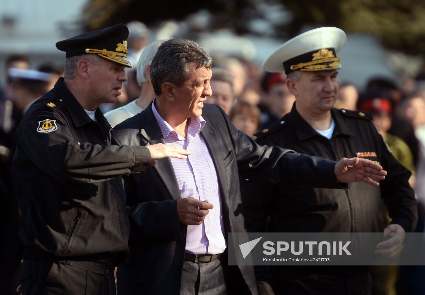 Victory Day Parade rehearsal in Sevastopol