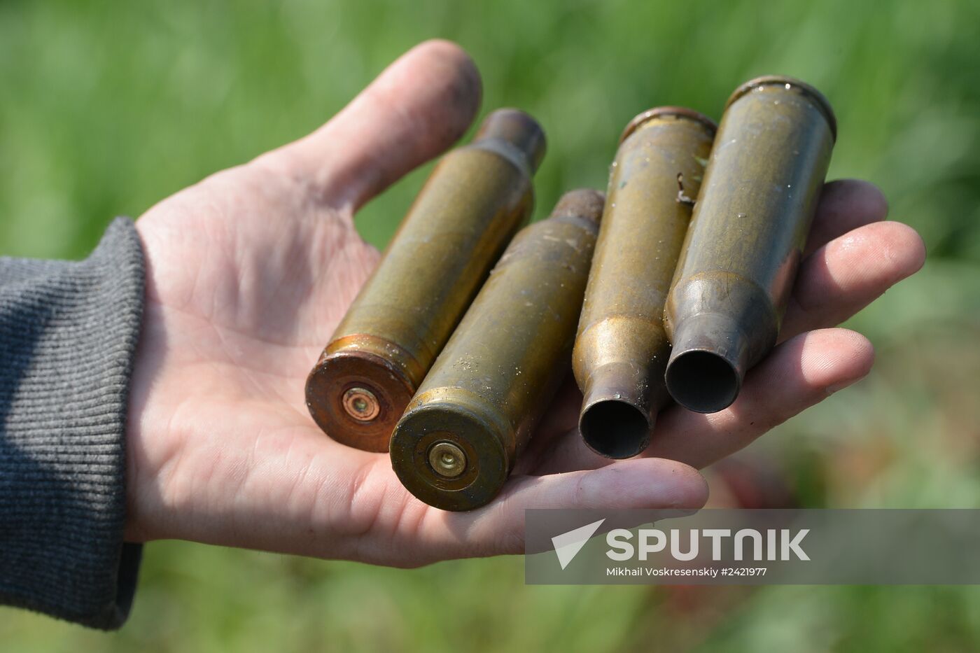 Self-defense checkpoint in Andreyevka, Donetsk Region