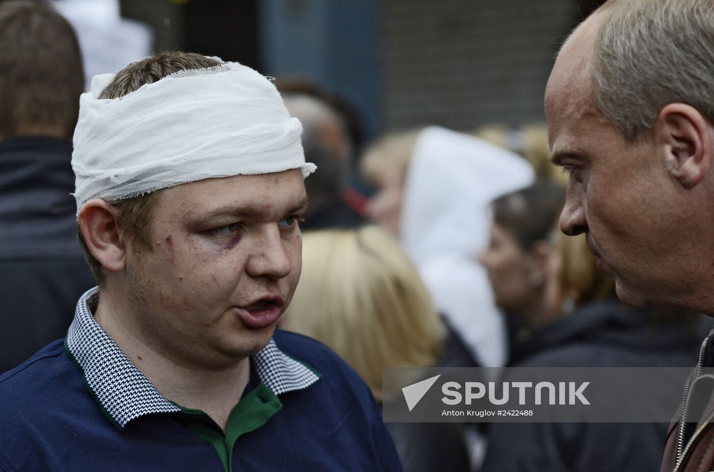 Protesters demand release of those detained in Odessa clashes