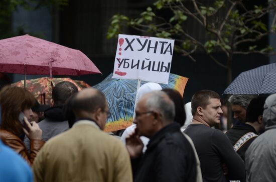 Protesters demand release of those detained in Odessa clashes