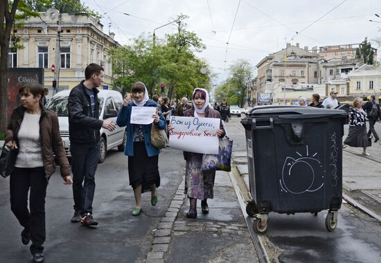 Protesters demand release of those detained in Odessa clashes
