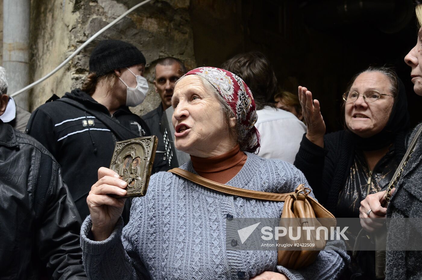 Protesters demand release of people detained after clashes in Odessa