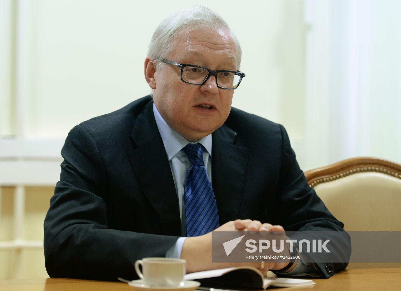 Russian Deputy Foreign Minister Sergei Ryabkov gives interview