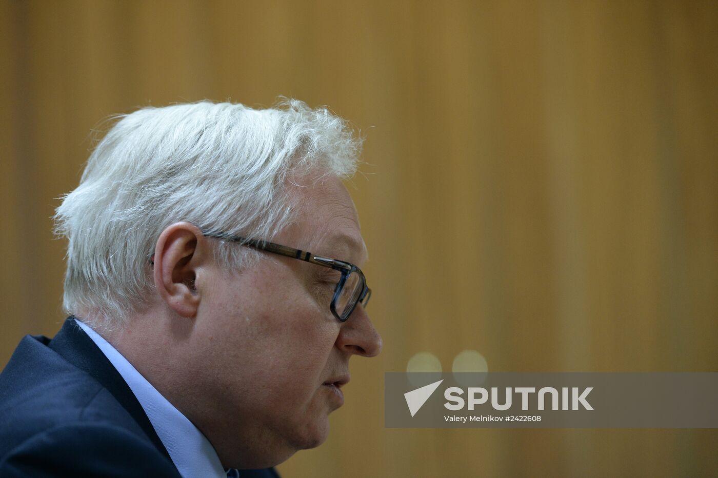 Russian Deputy Foreign Minister Sergei Ryabkov gives interview