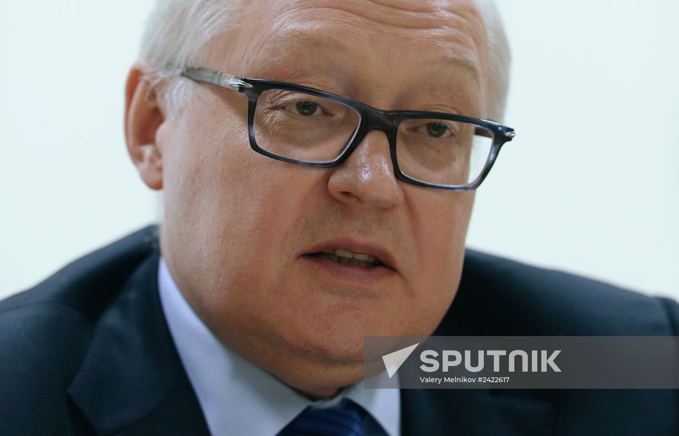 Russian Deputy Foreign Minister Sergei Ryabkov gives interview
