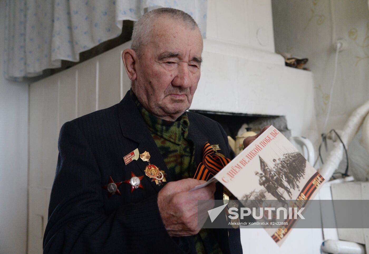 Great Patriotic War veteran congratulated on Victory Day