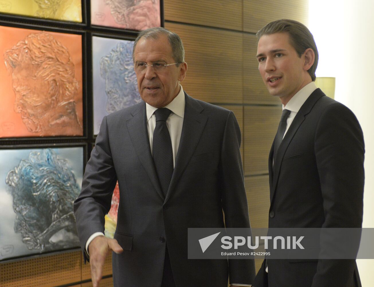 Sergei Lavrov visits Austria
