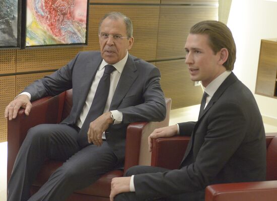 Sergei Lavrov visits Austria
