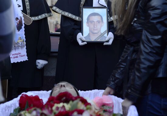 Funeral of victims of May 2 tragic events in Odessa