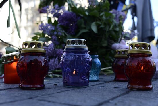 Funeral of victims of May 2 tragic events in Odessa