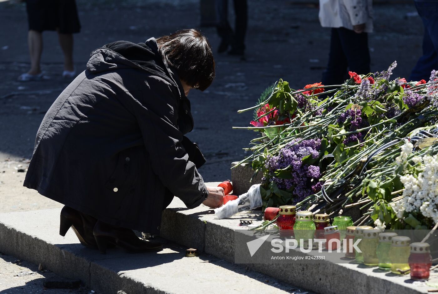 Funeral of victims of May 2 tragic events in Odessa