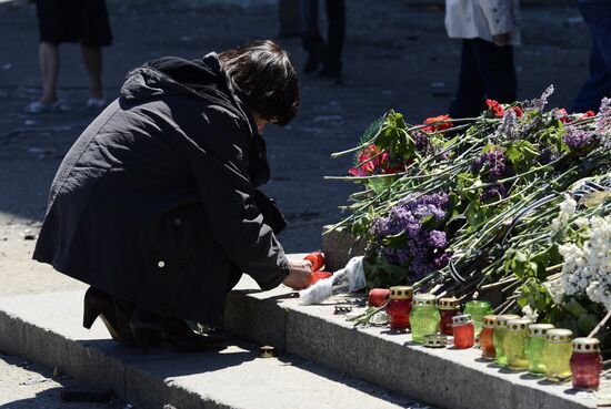 Funeral of victims of May 2 tragic events in Odessa