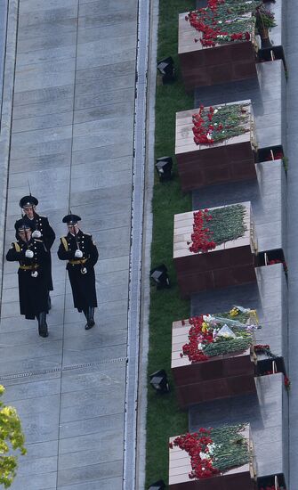 Full dress rehearsal of V-Day Parade