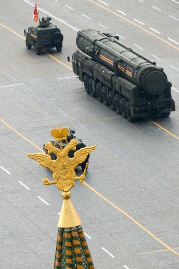 Victory Day Parade dress rehearsal