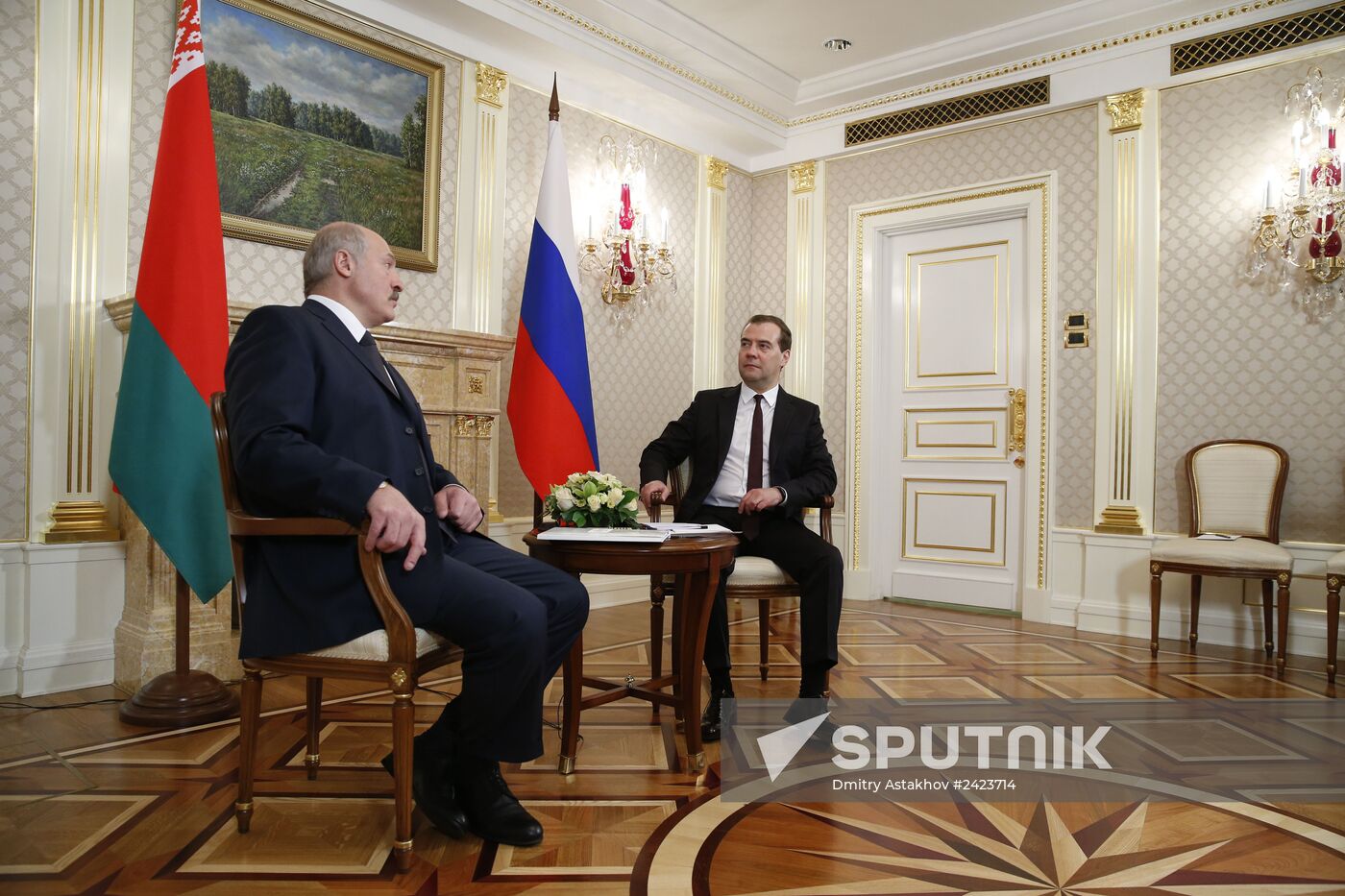 Dmitry Medvedev meets with Alexander Lukashenko