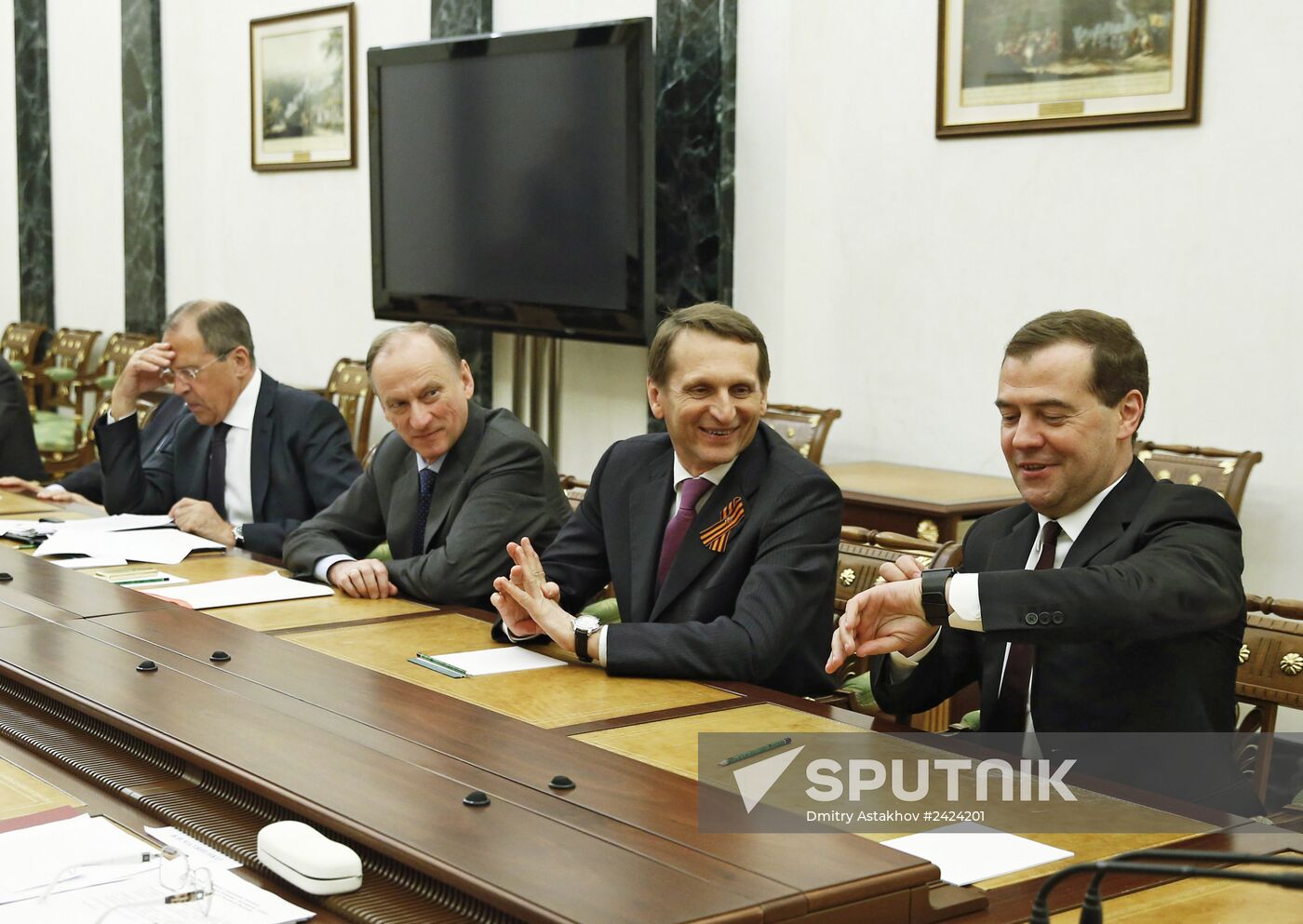 V.Putin holds meeting of Security Council of Russia
