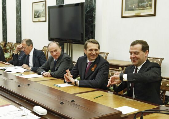 V.Putin holds meeting of Security Council of Russia