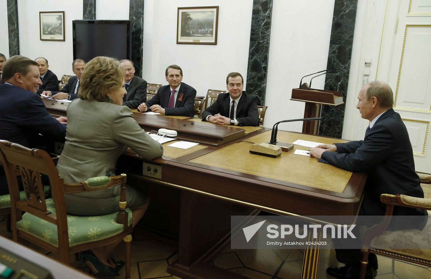 V.Putin holds meeting of Security Council of Russia