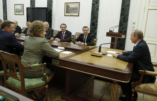 V.Putin holds meeting of Security Council of Russia