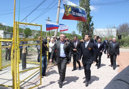 Village on Simferopol-Alushta highway gets gas supply