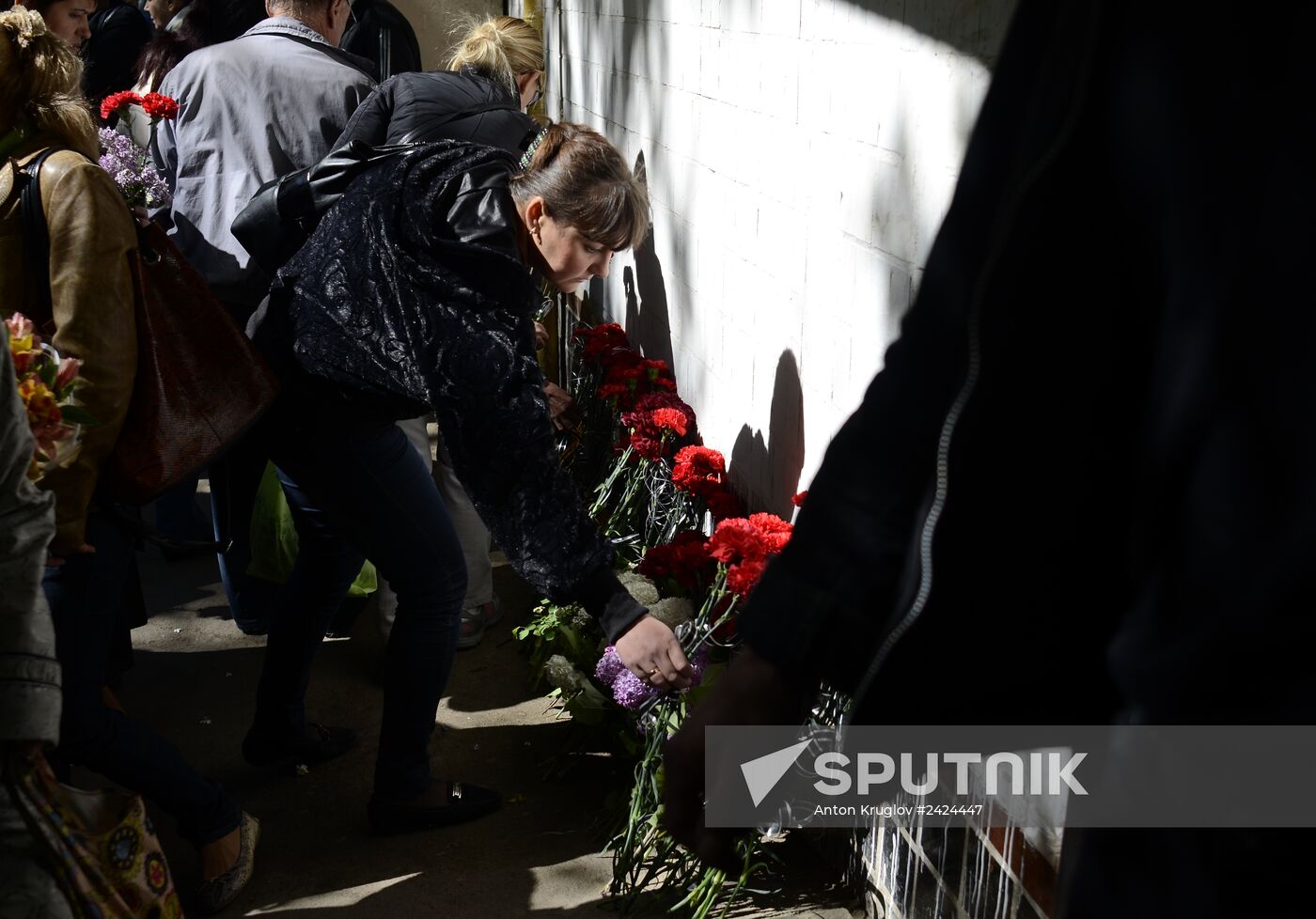 Funeral service for Dmitry Nikityuk who died at Trade Unions House, Odessa on May 2