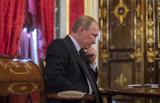 Vladimir Putin's informal meeting with CIS leaders