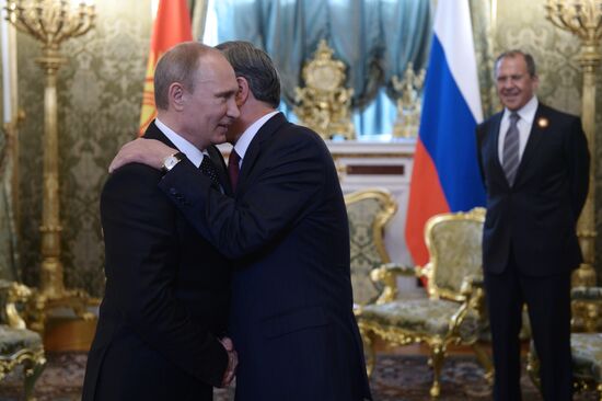 Vladimir Putin's informal meeting with CIS leaders