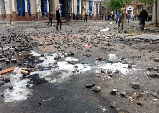 Disturbances in Odessa on May 2