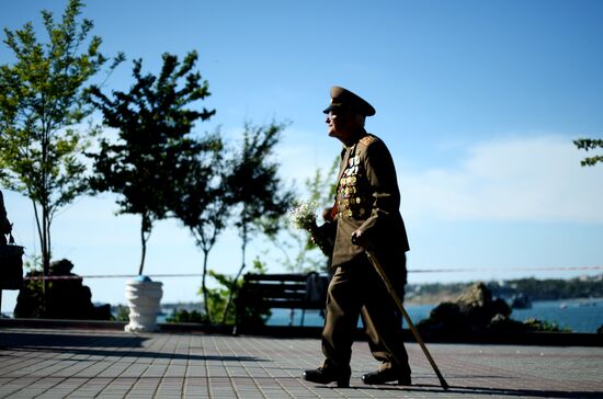 War veterans in Sevastopol
