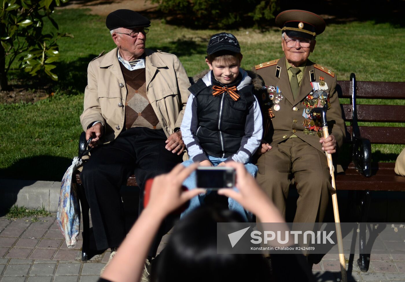 War veterans in Sevastopol