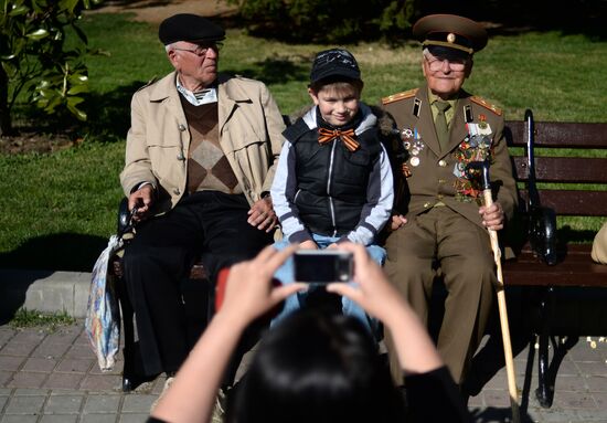 War veterans in Sevastopol