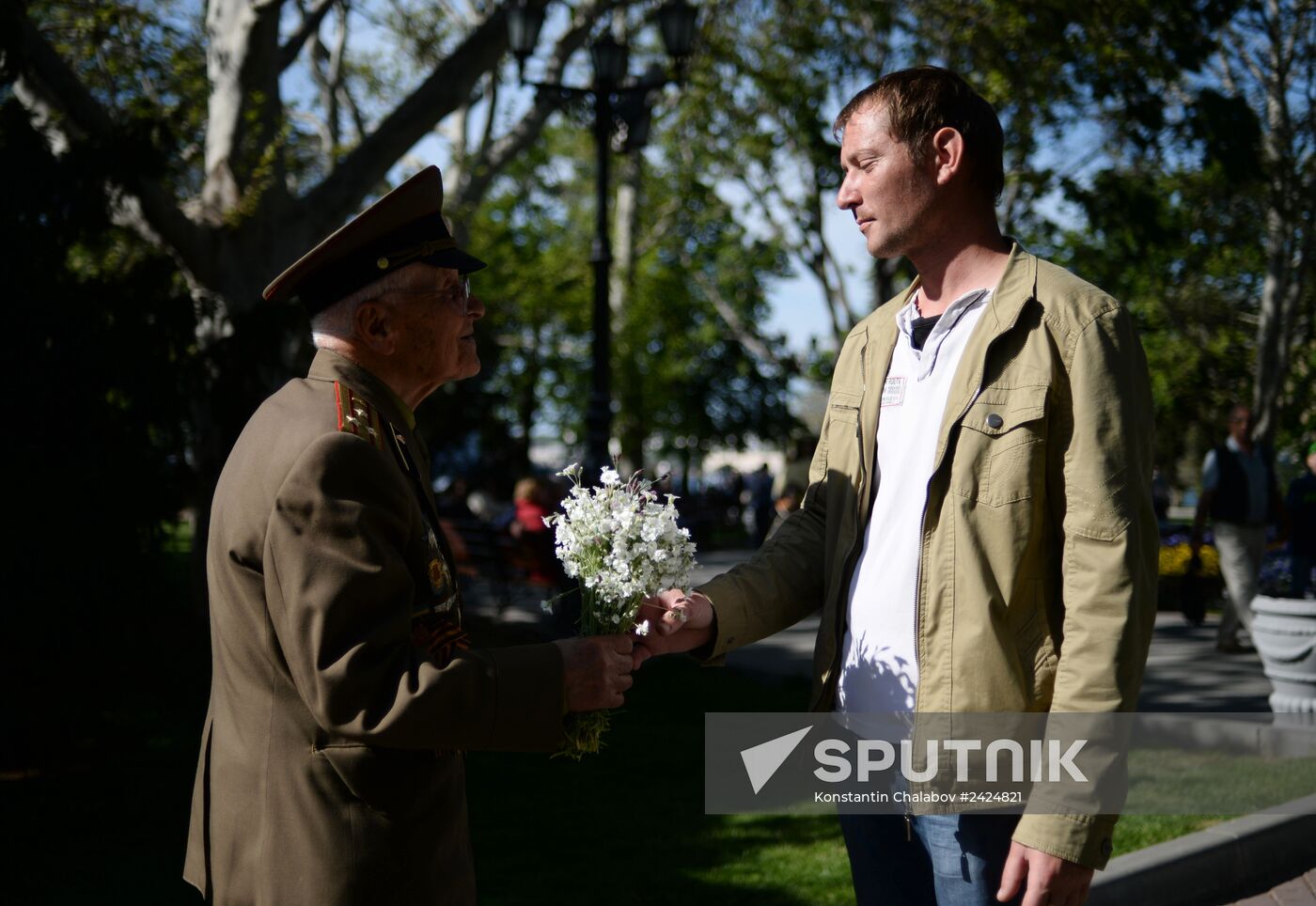 War veterans in Sevastopol