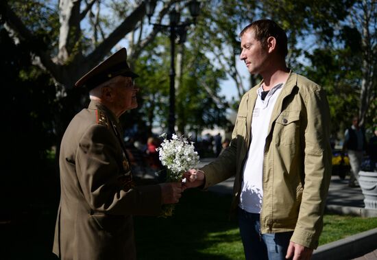 War veterans in Sevastopol