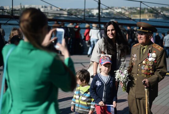 War veterans in Sevastopol