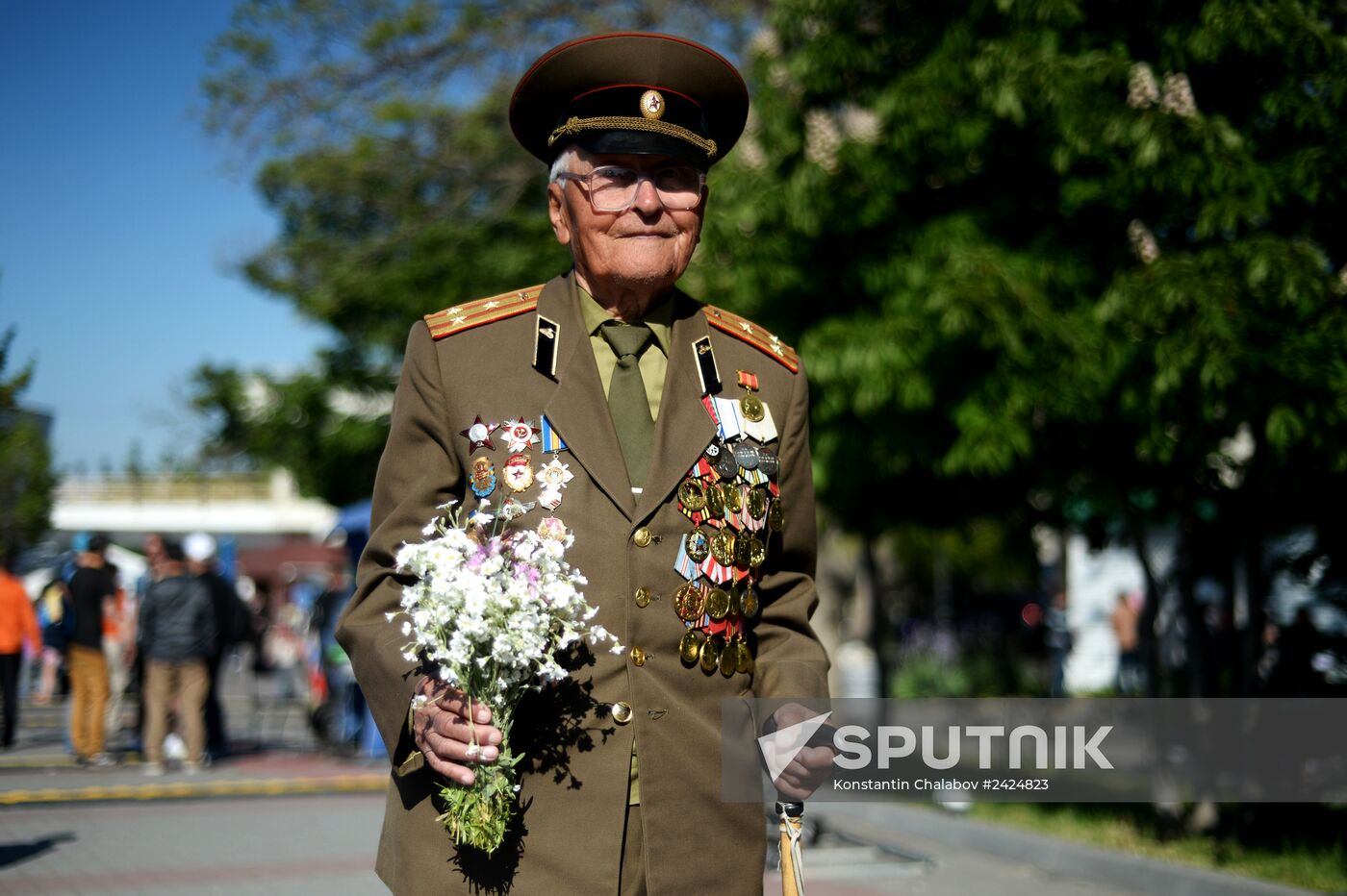 War veterans in Sevastopol