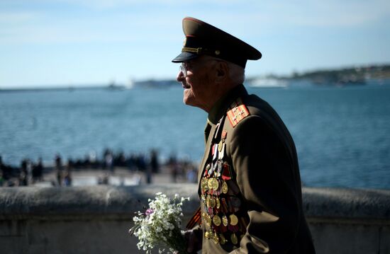 War veterans in Sevastopol
