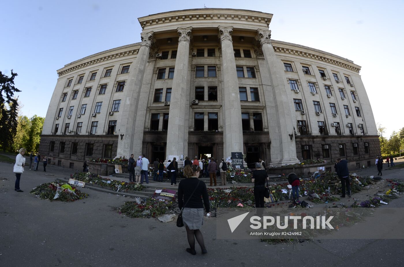 Odessa in the afermath of Unions House tragedy