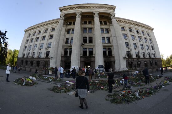 Odessa in the afermath of Unions House tragedy