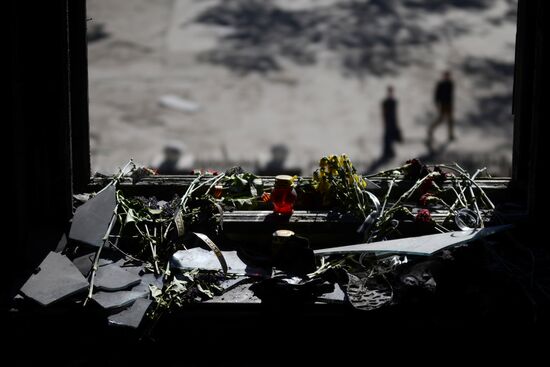 Odessa in the afermath of Unions House tragedy