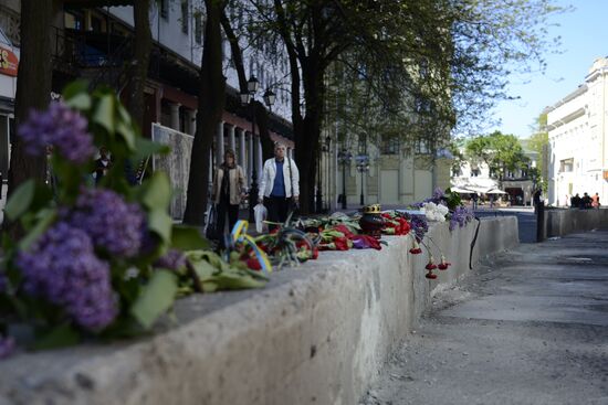 Odessa in the afermath of Unions House tragedy
