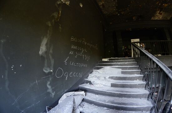 Odessa in the afermath of Unions House tragedy