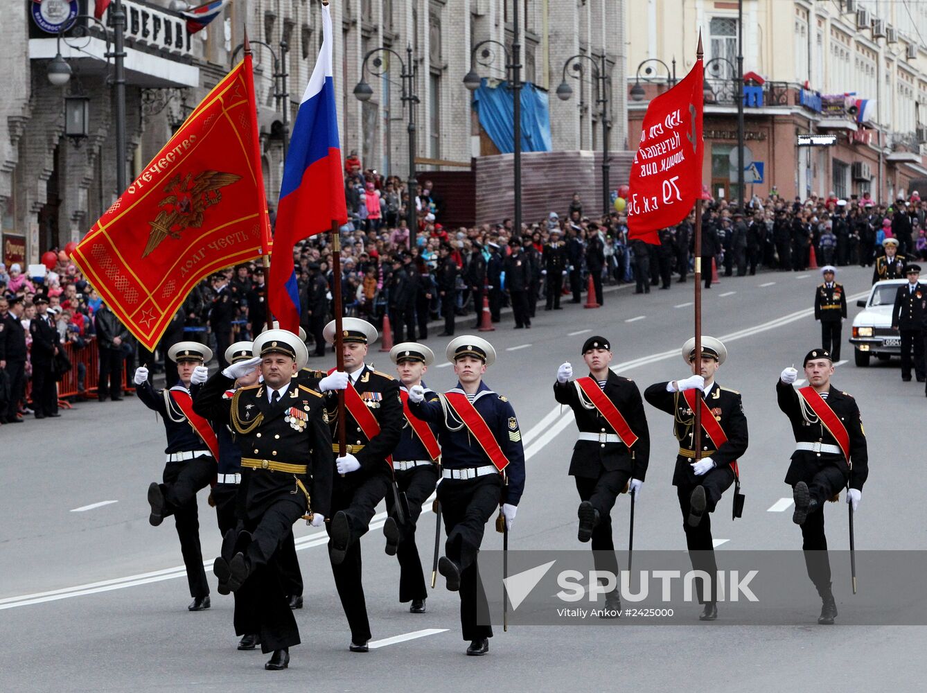 Victory Day parade in Russian regions
