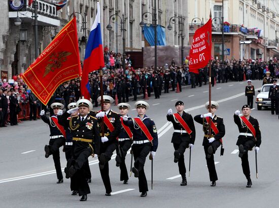 Victory Day parade in Russian regions