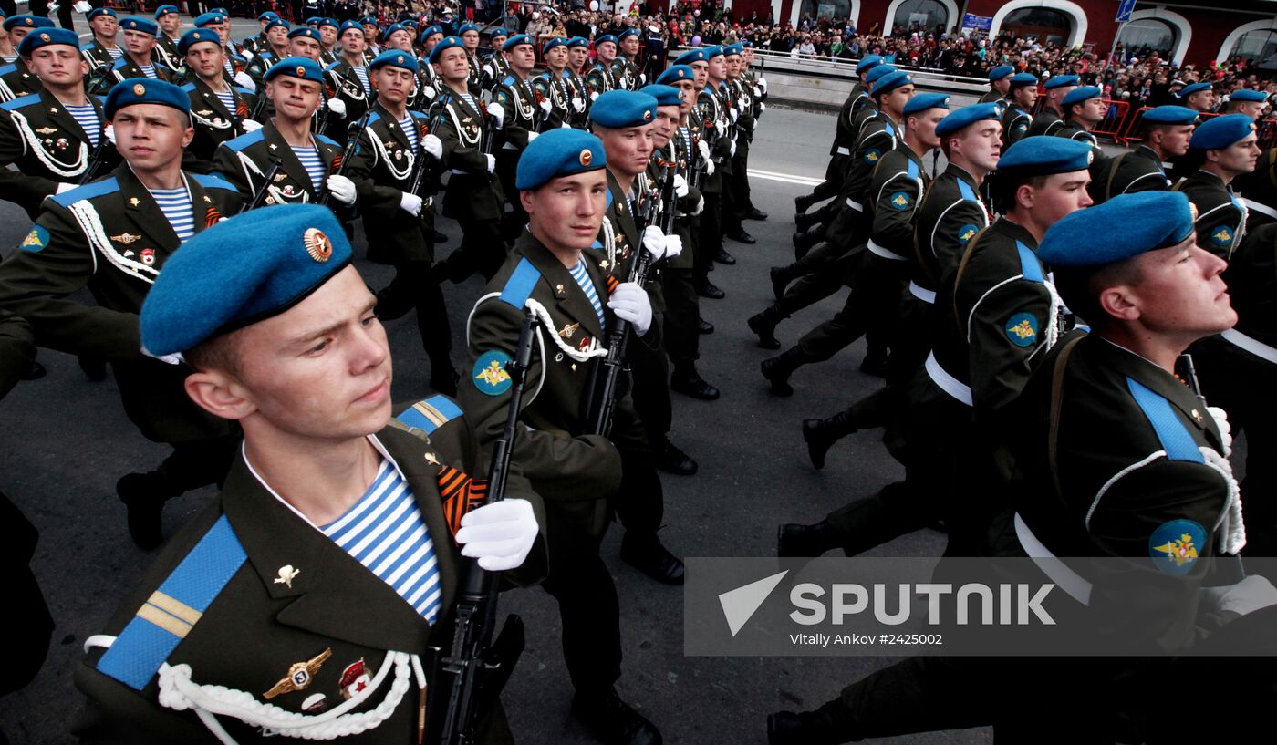 Victory Day parade in Russian regions