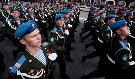 Victory Day parade in Russian regions