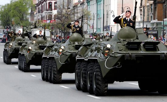 Victory Day parade in Russian regions