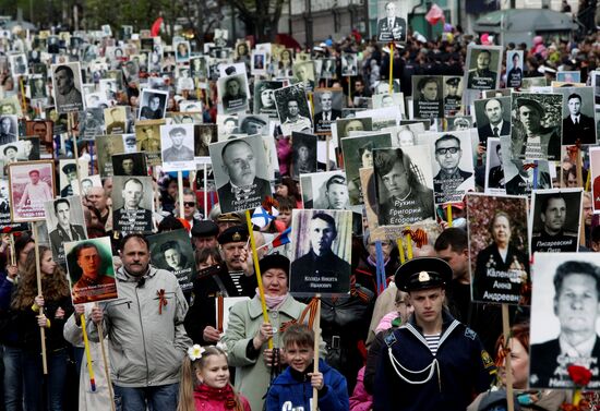 Victory Day parade in Russian regions