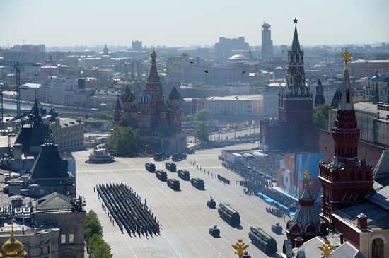 Parade on 69th anniversary of Victory in Great Patriotic War