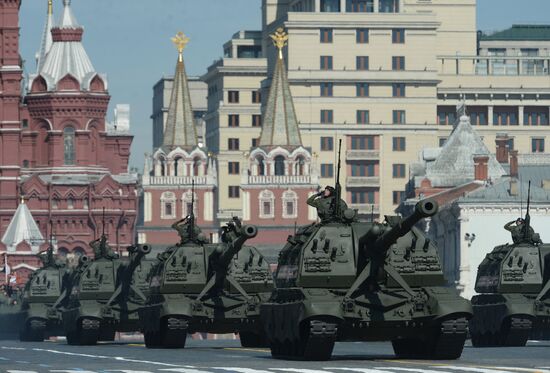 Parade on 69th anniversary of Victory in Great Patriotic War